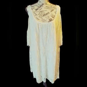 COPY - TORRID white lace dress